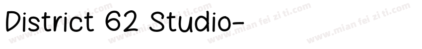 District 62 Studio字体转换